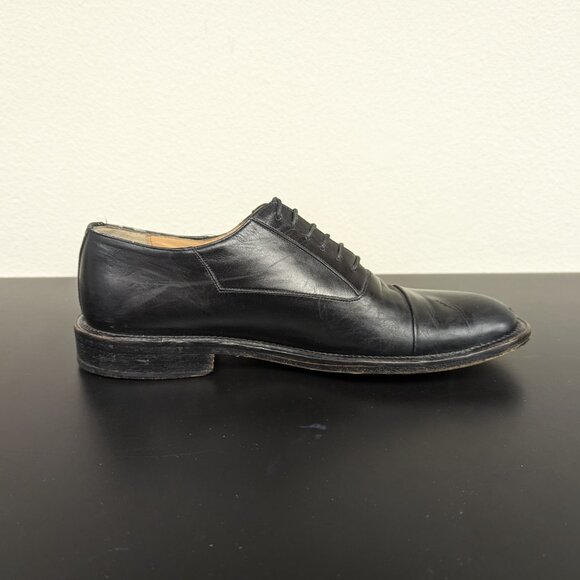 Bruno Magli Black Leather Cap Toe Oxford main image 5